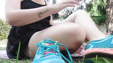 Italian Step Mom Dominates You After Running And Forces Dirty Socks On Your Face
