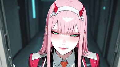 Zero Two Makes You Watch While He Takes Her Creampie Cuckold NTR