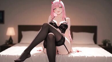Zero Two Makes You Watch While He Takes Her Creampie Cuckold NTR