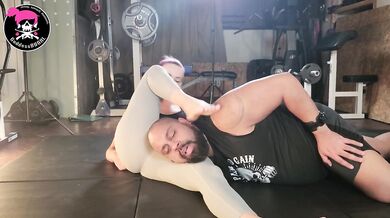 TNT Destroyed Gushing Femdom Mixed Wrestling Headscissors Facesitting Foot Domination Ankle Scissors BDSM Kink Babe Big Ass Bondage Fetish HD Porn Verified Amateurs