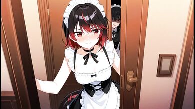 Ellen Joe Destroyed Gushing Maid Overtime Tease Tail Play Japanese ASMR Motion Comic