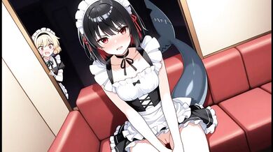 Ellen Joe Destroyed Gushing Maid Overtime Tease Tail Play Japanese ASMR Motion Comic