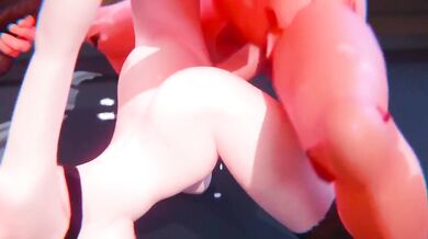 Miyabi and Yixuan Destroyed in Hardcore Zenless Zone Zero Bukkake Creampie