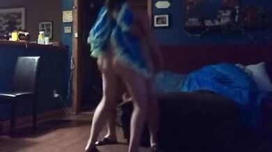 Behind the Scenes Hard Wife Fuck and Oral Sex Destroyed Gushing Choked Amateur