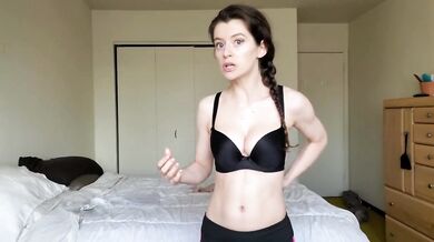violetfoxy destroyed gushing choked bikini and bras try on haul