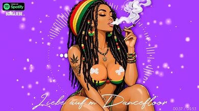 German Reggae Dancefloor Love Destroyed by Ficken Machine with Reife Frauen