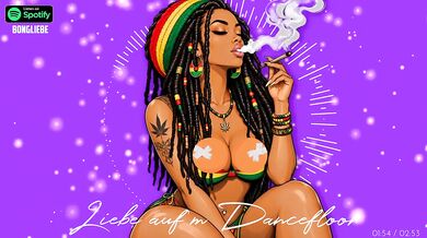 German Reggae Dancefloor Love Destroyed by Ficken Machine with Reife Frauen