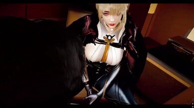 Evelyn Destroyed Gushing NTR Cosplay VAM Fat Man Hentai Zenless Zero