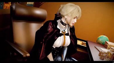 Evelyn Destroyed Gushing NTR Cosplay VAM Fat Man Hentai Zenless Zero
