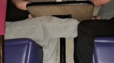 Public Sex Party Destroyed Us Gushing Horny Couple Fucked in Bar