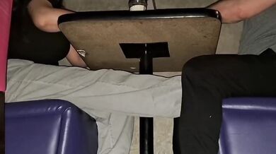 Public Sex Party Destroyed Us Gushing Horny Couple Fucked in Bar