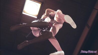 Mikasa Destroyed by Titan Creampie Compilation