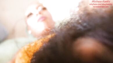 Ebony Giantess ObeyKaedra Jerks You Off and Then Cums With You Before Swallowing You TEASER