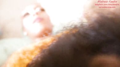 Ebony Giantess ObeyKaedra Jerks You Off and Then Cums With You Before Swallowing You TEASER