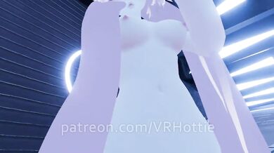 Lovense Shaking Orgasm Grinding Teasing Face Riding Dildo VRChat POV Lap Dance Submissive Slut