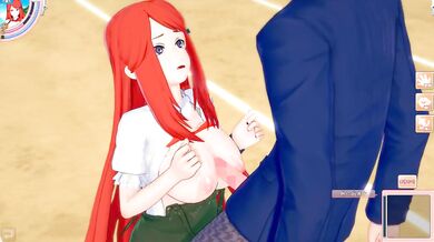Naruto Kushina Big Tits Destroyed Gushing Choked Creampie Cumshot Blowjob Handjob