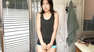 Small Tits Asian Teenager Pants Wetting Piss Desperation