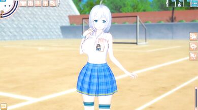Destroyed Big Tits Vtuber Siro 3DCG Hentai Game Koikatsu Cumshot Creampie Blowjob