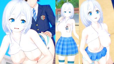Destroyed Big Tits Vtuber Siro 3DCG Hentai Game Koikatsu Cumshot Creampie Blowjob