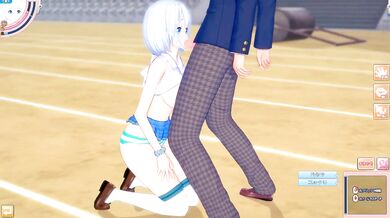 Destroyed Big Tits Vtuber Siro 3DCG Hentai Game Koikatsu Cumshot Creampie Blowjob