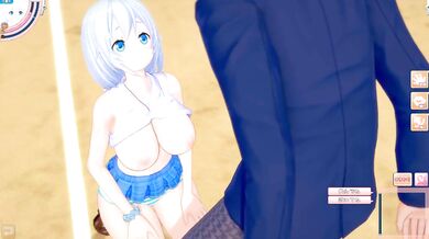 Destroyed Big Tits Vtuber Siro 3DCG Hentai Game Koikatsu Cumshot Creampie Blowjob