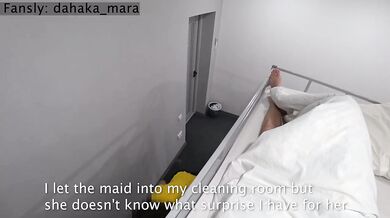 Public Dick Flash 4. Hotel Maid Watching Me Jack Off and tickles me until i cum