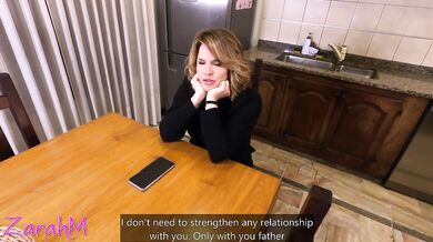 I came inside my stepmother's ass after insisting that we fuck