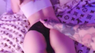 Woke up step sister with hard fuck and feed my cum