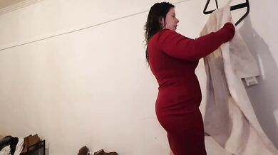 Step mom comes home from night and and begs for a creampie
