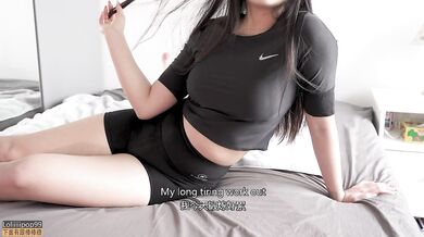 Gym Babe Oil Body Masturbation with Tantaly - JOI