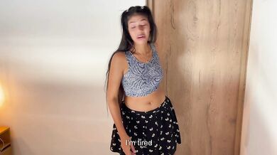I find my little stepsister lying down and I take the opportunity to give her a delicious fuck