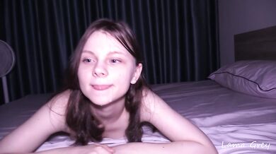 TOO CUTE TO FUCK - 18 yo Cutie Gets Her Hole Stretched By A Huge Cock
