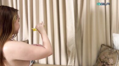 [Bokep Indo] Ngewe Pacar di Sofa Hotel