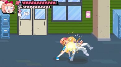 Lewd City Girls Hentai Pixel Game Mixed Sex Facial Blowjob While Face Sitting Destroyed Gushing Cumshot
