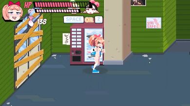 Lewd City Girls Hentai Pixel Game Mixed Sex Facial Blowjob While Face Sitting Destroyed Gushing Cumshot