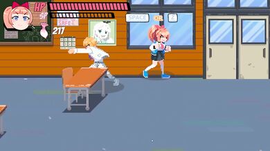 Lewd City Girls Hentai Pixel Game Mixed Sex Facial Blowjob While Face Sitting Destroyed Gushing Cumshot
