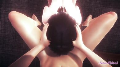 Hinata Destroyed Gushing Cum Mouth Blowjob and Fucked by a Big Dick Naruto Hentai