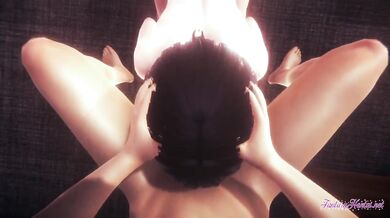 Hinata Destroyed Gushing Cum Mouth Blowjob and Fucked by a Big Dick Naruto Hentai