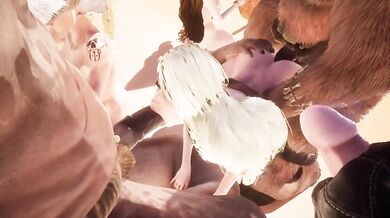 Furry Gangbang Cartoon Destroyed Gushing Step Sis Orgy HD