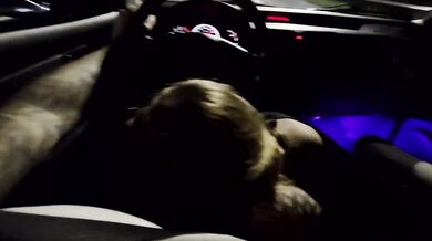 DANIQUE SINNERS - WET SLOPPY BLOWJOB AND DEEP PENETRATION IN THE CAR DURING A HIGHWAY ADVENTURE