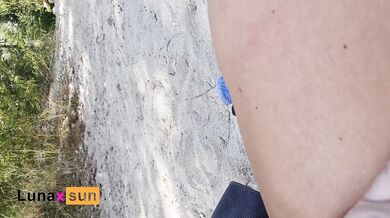 Public BlowJob - My wife showing off at the park - stranger caught us - PAWG - BWC