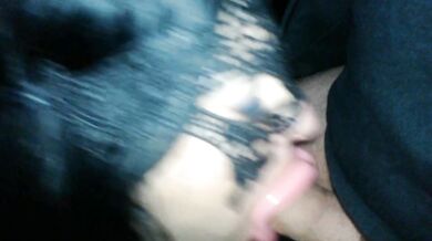 BJ Cum Facial in Public