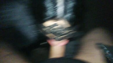 BJ Cum Facial in Public