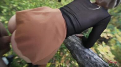 Public Suck N' Fuck - Outdoor Creampie