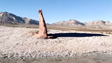 Outdoor Fucking, Sucking and smoking in Red Rock Canyon mountains