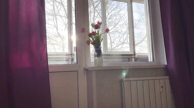 An escort walked into the wrong apartment and fucked a random guy. Cum on the bed.