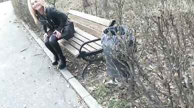 Fuck my self in the public park