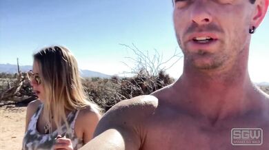 Fucking and Sucking in the sand dunes at the park