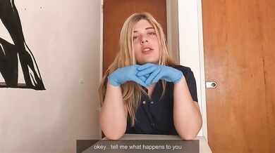 there's nothing wrong with the doctor touching you with her latex gloves ASMR JOI