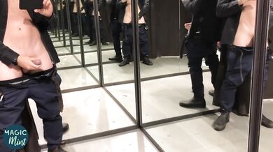 BLONDE YOUNG MILF IN CHANGING ROOM